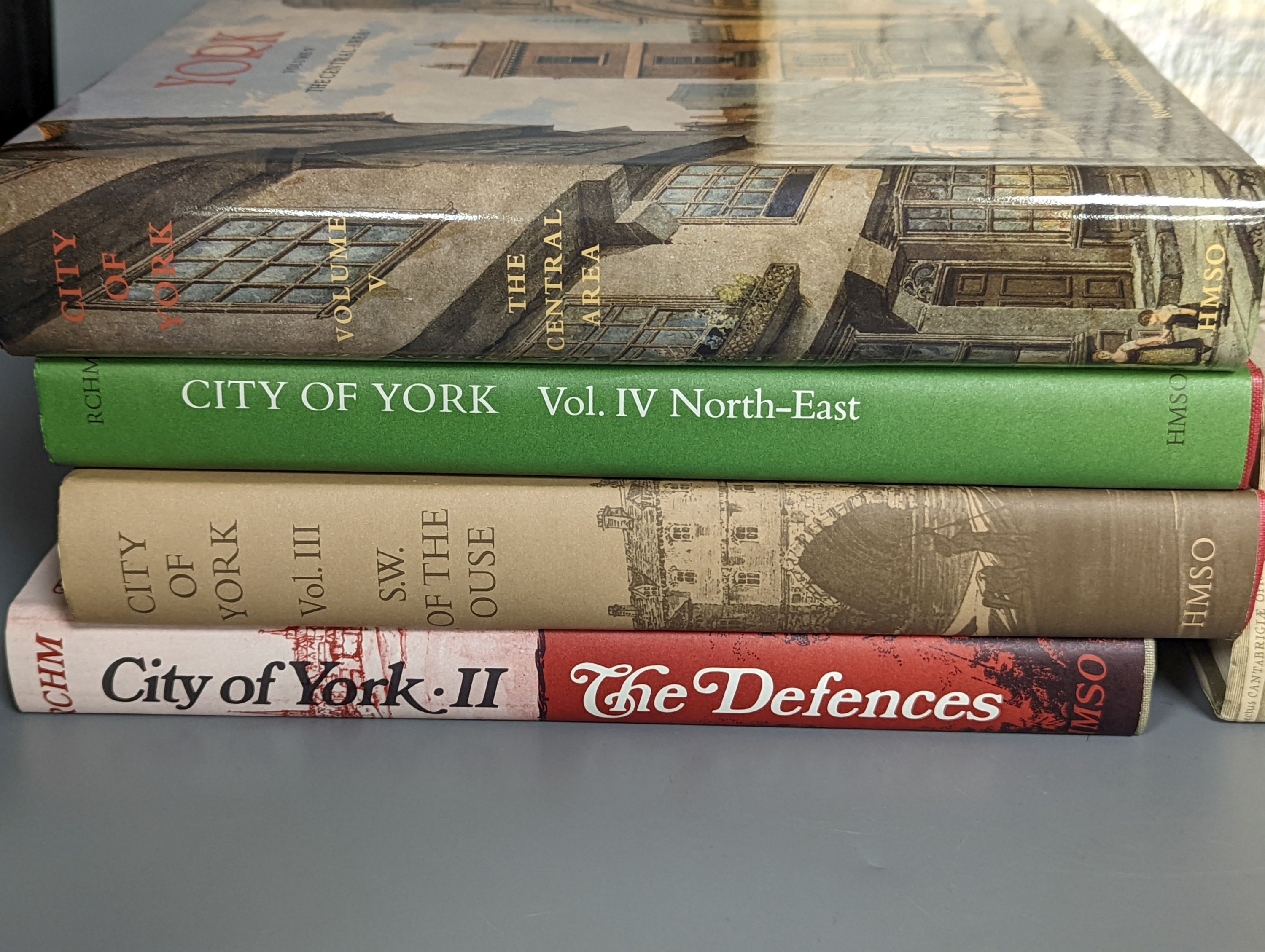 Seven books on City of York
